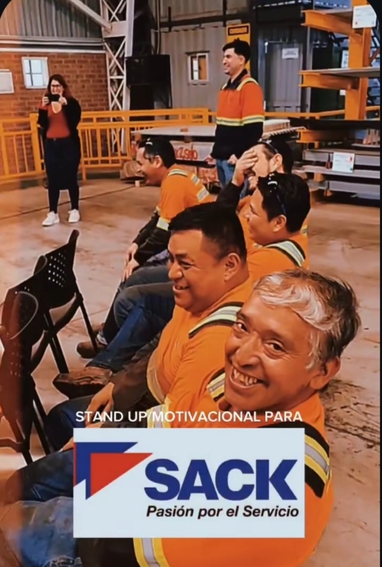 Stand-up motivacional para SACK